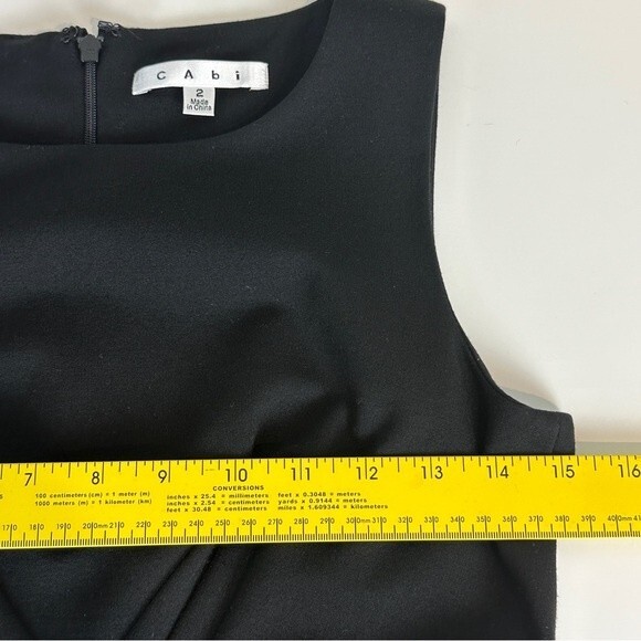 CAbi Black Sleeveless Blouse 2 - Picture 5 of 8